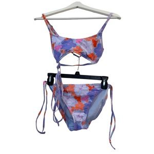 Ninety-Nine Blue Flower Bathing Suit